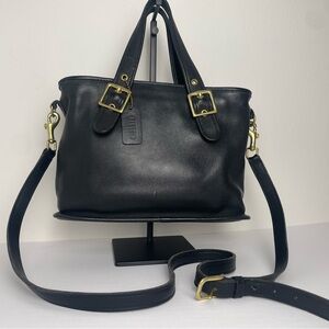 Vintage Coach Black Leagacy Satchel 9063
